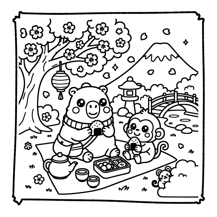 A page from Cute Capybara Around the World