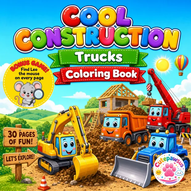 Cover of Cool Construction Trucks