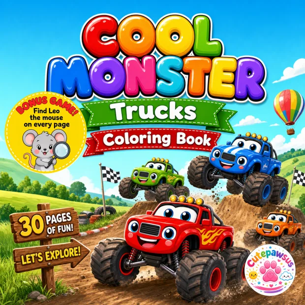 Cover of Cool Monster Trucks