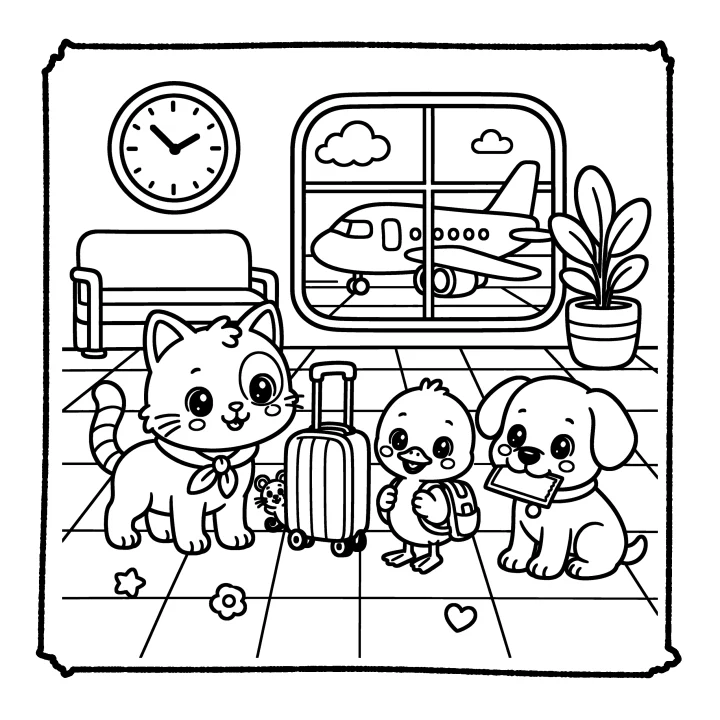 A page from Cute Kitten Adventures