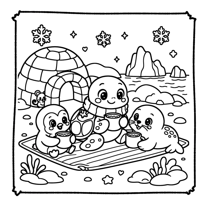 A page from Ocean Friends Adventures