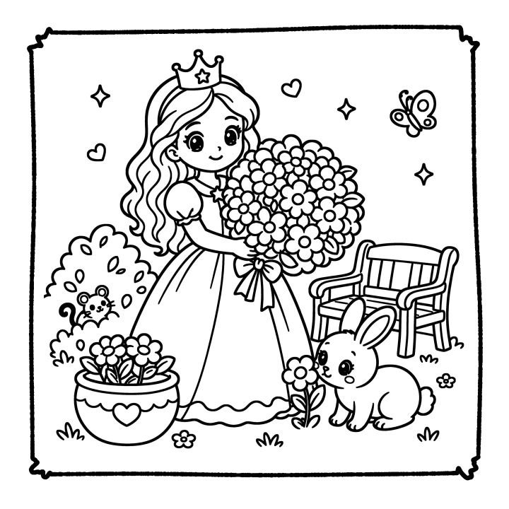 A page from Cute Princess Dreams