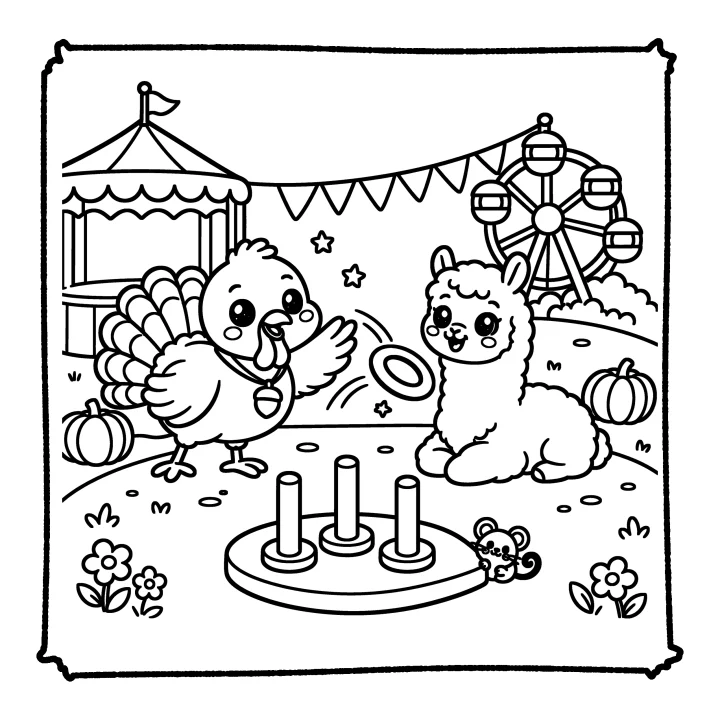 A page from Cute Thanksgiving Adventures